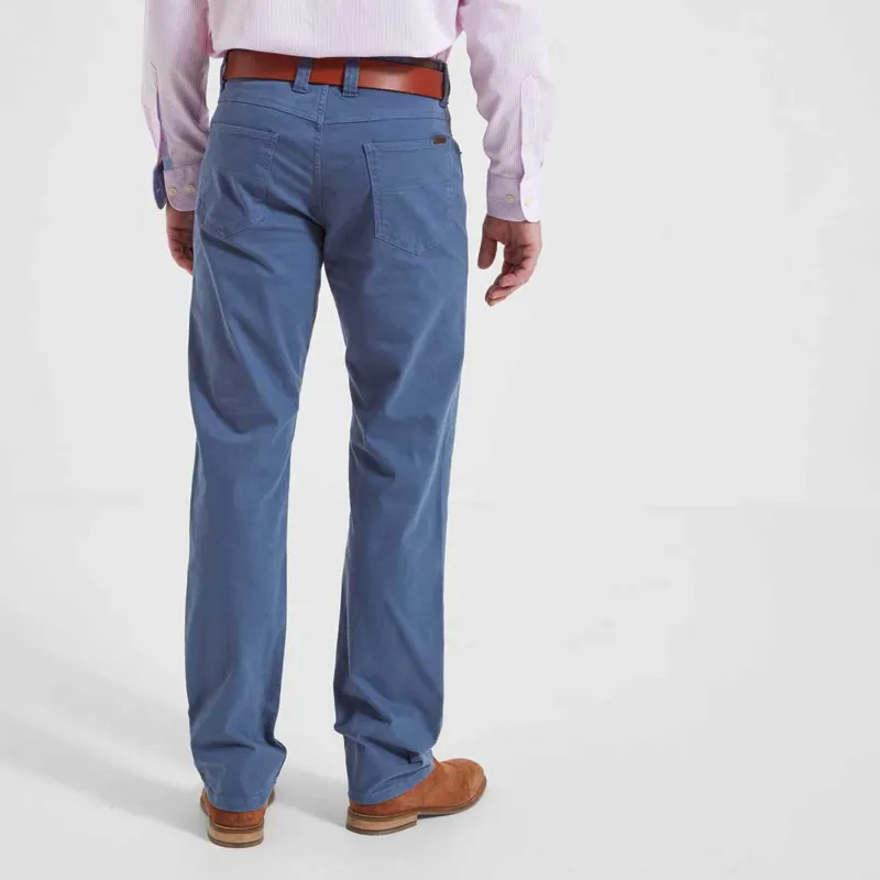 Schoffel Canterbury 5 Pocket Jean Slate Blue-2